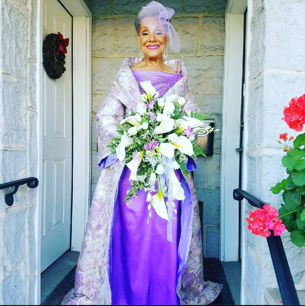 Black Wedding Moment Of The Day: This Stylish 86-Year-Old Grandma Just Got Married and Slayed The Game
